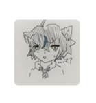 一発描きkuroスタンプ（個別スタンプ：3）