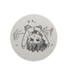 一発描きkuroスタンプ（個別スタンプ：4）