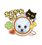 チョコ＆ミルク♡♡（個別スタンプ：3）
