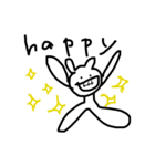 シンプル うさぎ 3（個別スタンプ：8）