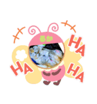 猫のアトムとリスのるかの仲良しスタンプ（個別スタンプ：8）