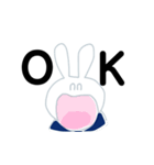 しんぐるうさぎ 男性CA編（個別スタンプ：36）