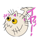 三匹の丸い猫（個別スタンプ：8）