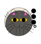 三匹の丸い猫（個別スタンプ：27）