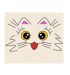 三匹の丸い猫（個別スタンプ：39）