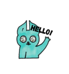 Alien cat   異星ねこ（個別スタンプ：1）