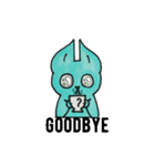 Alien cat   異星ねこ（個別スタンプ：17）