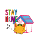 STAY HOME にゃんじんvol.2（個別スタンプ：2）