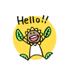 賑やかヒマワリ（個別スタンプ：1）