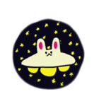 宇宙からきたウサギ PUKO（個別スタンプ：1）