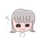 すぐ拗ねる素直になれない女の子（個別スタンプ：5）