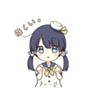 くまうさwithセーラー服（個別スタンプ：1）