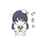 くまうさwithセーラー服（個別スタンプ：4）