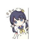 くまうさwithセーラー服（個別スタンプ：9）