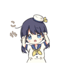 くまうさwithセーラー服（個別スタンプ：10）