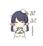 くまうさwithセーラー服（個別スタンプ：13）