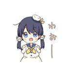 くまうさwithセーラー服（個別スタンプ：16）