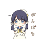 くまうさwithセーラー服（個別スタンプ：17）