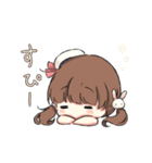 くまうさwithセーラー服（個別スタンプ：20）