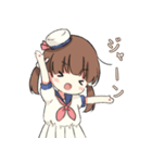 くまうさwithセーラー服（個別スタンプ：23）