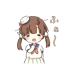 くまうさwithセーラー服（個別スタンプ：24）
