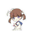 くまうさwithセーラー服（個別スタンプ：26）