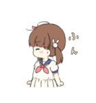 くまうさwithセーラー服（個別スタンプ：31）