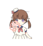 くまうさwithセーラー服（個別スタンプ：32）