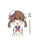 くまうさwithセーラー服（個別スタンプ：35）