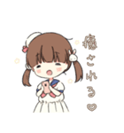 くまうさwithセーラー服（個別スタンプ：37）