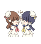 くまうさwithセーラー服（個別スタンプ：40）