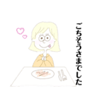 ふんわり女の子の日常（個別スタンプ：2）