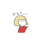 英語を話したいおんなのこ（個別スタンプ：13）