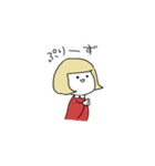 英語を話したいおんなのこ（個別スタンプ：16）