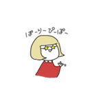 英語を話したいおんなのこ（個別スタンプ：19）