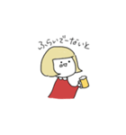 英語を話したいおんなのこ（個別スタンプ：27）