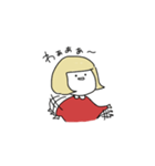 英語を話したいおんなのこ（個別スタンプ：28）