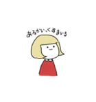 英語を話したいおんなのこ（個別スタンプ：32）