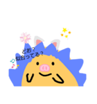 はりねずみのハリースタンプ(オリジナル)（個別スタンプ：5）