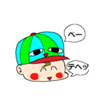 帽子ちゃんと帽子（個別スタンプ：1）