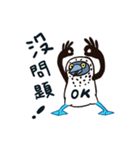 愚かな小さな青い足（個別スタンプ：9）