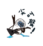 愚かな小さな青い足（個別スタンプ：14）