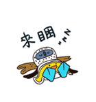 愚かな小さな青い足（個別スタンプ：15）