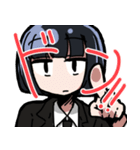 ぱっつん女の子スタンプ‼（個別スタンプ：2）