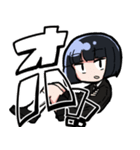 ぱっつん女の子スタンプ‼（個別スタンプ：5）