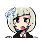 ぱっつん女の子スタンプ‼（個別スタンプ：11）