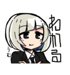 ぱっつん女の子スタンプ‼（個別スタンプ：15）