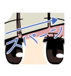 ぱっつん女の子スタンプ‼（個別スタンプ：17）