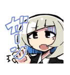 ぱっつん女の子スタンプ‼（個別スタンプ：19）