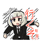 ぱっつん女の子スタンプ‼（個別スタンプ：20）